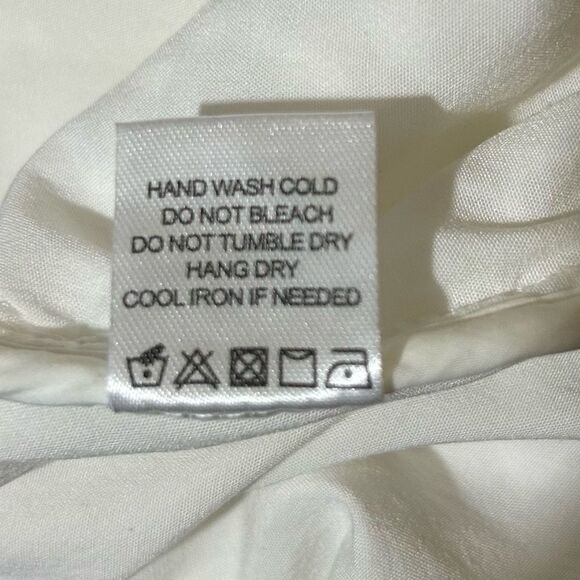 Camila Coehlo Dress Solaris White Crochet Lace Preppy Travel Resort Midi M - Picture 10 of 10